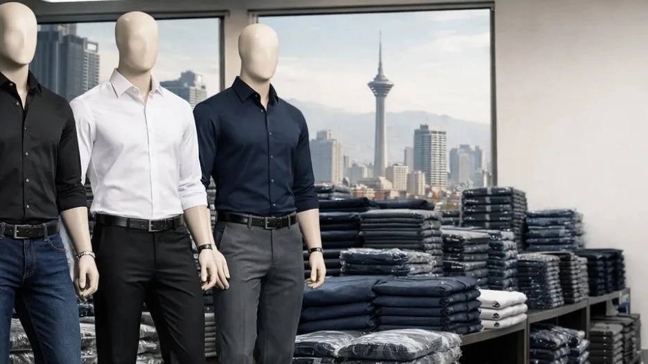 Tahran'da Pars Jeans marka pantolonların toptan dağıtımı